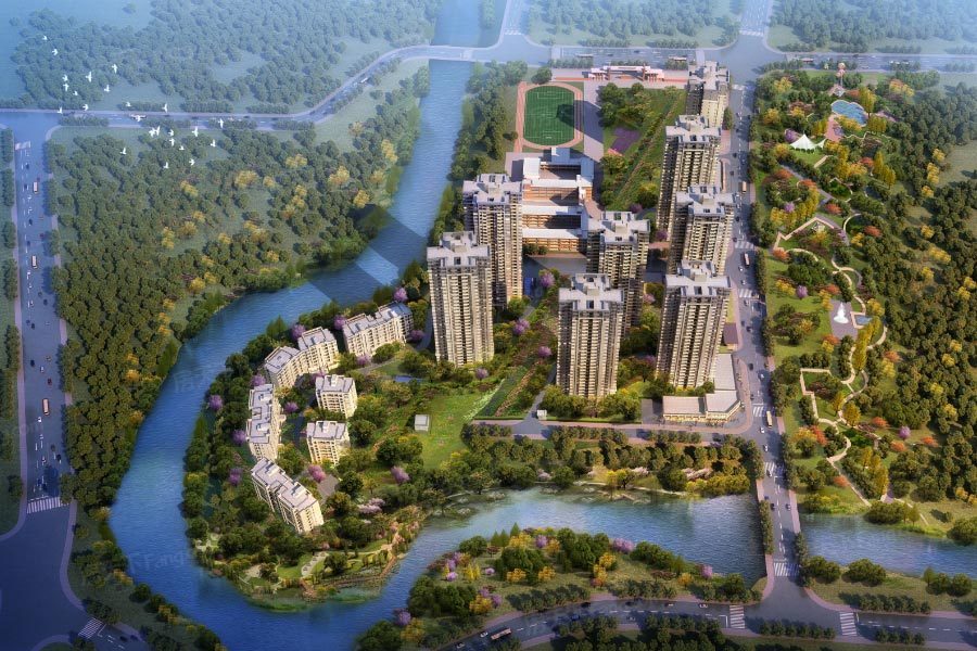蓝光水岸公园最新动态，水岸生活再升级，尽享自然与城市的融合🌳🌊